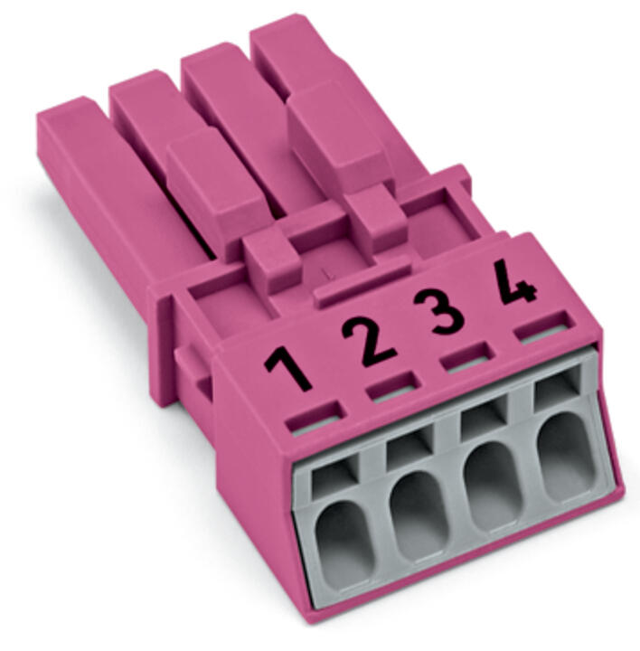 WAGO Steckverbinder Gebäude Buchse 4p Serie 890 890-284/081-000 Federzug 400V
