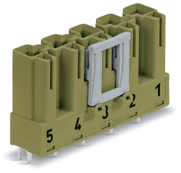WAGO Platinenstecker Stift 5p hgn 1re Serie 770 770-875 10mm zinn Löt