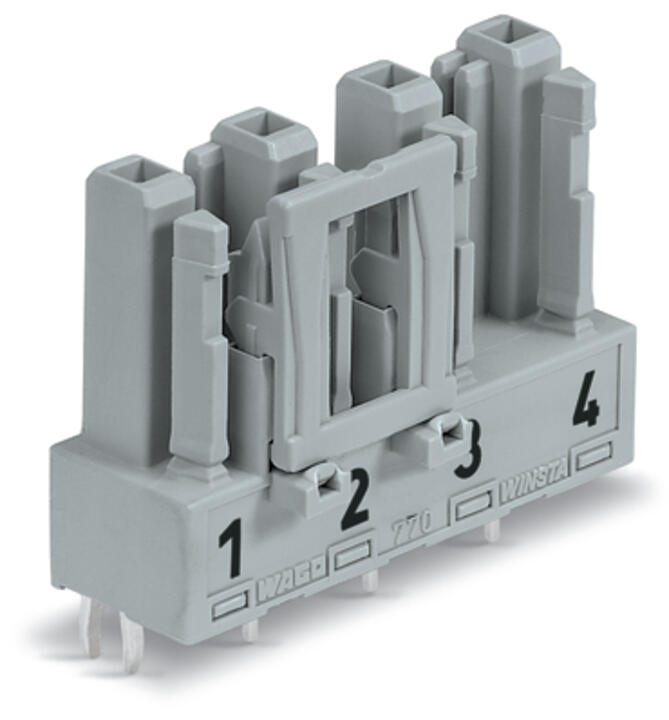 WAGO Steckverbinder Gebäude Buchse 4p Serie 770 770-844 Federzug 400V 25A