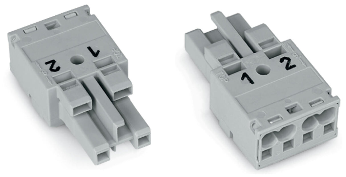 WAGO Steckverbinder Gebäude Buchse 2p Serie 770 770-242/060-000 Federzug 250V