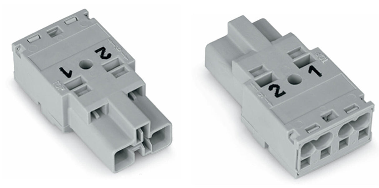 WAGO Steckverbinder Gebäude Stecker 2p Serie 770 770-252 Federzug 250V 25A