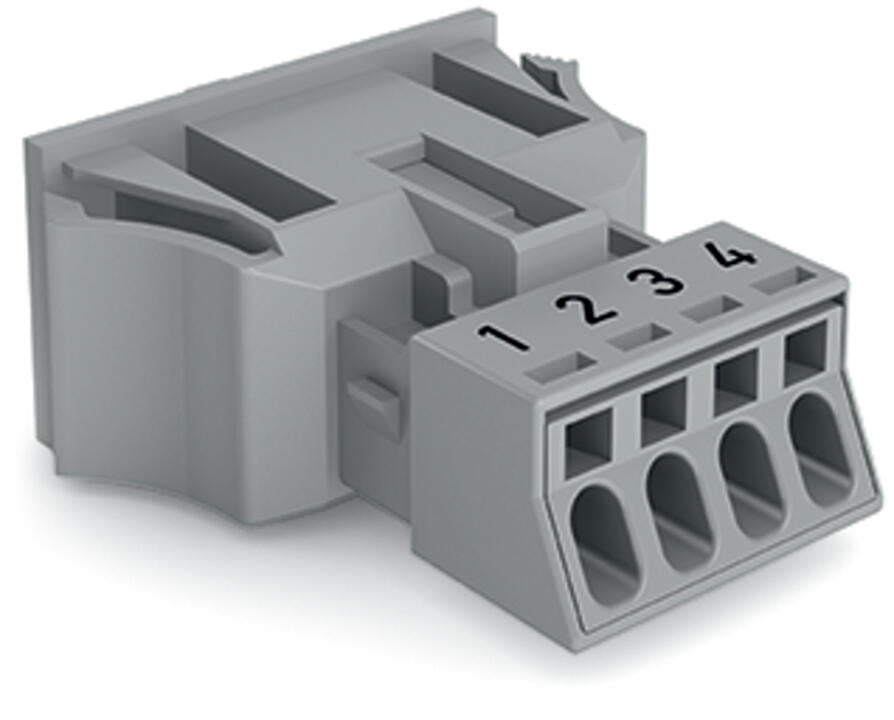 WAGO Gerätebuchse 4p ger Snap/schraub Serie 890 890-744/062-000 Federzug 400V