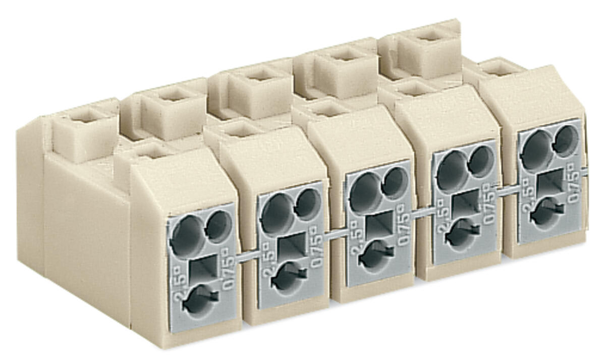 WAGO Steckklemme 8f 400V 24A 0,5-2,5qmm Serie 272 272-582 ws f.Massivleit
