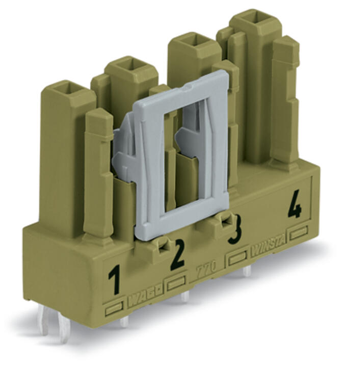WAGO Steckverbinder Gebäude Buchse 4p Serie 770 770-864/072-000 Federzug 400V