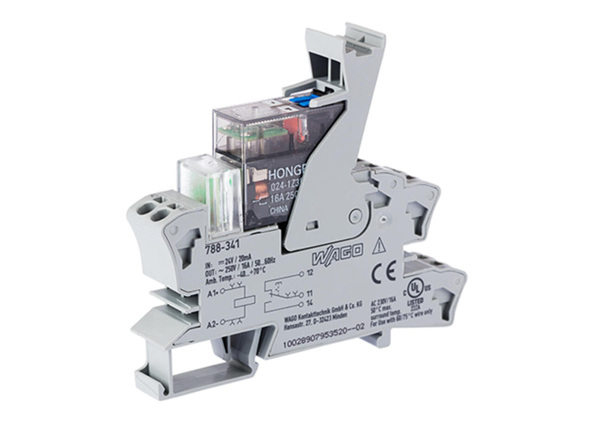 WAGO Schaltrelais 1W IP20 15x73x86mm Serie 788 788-341 Federzug