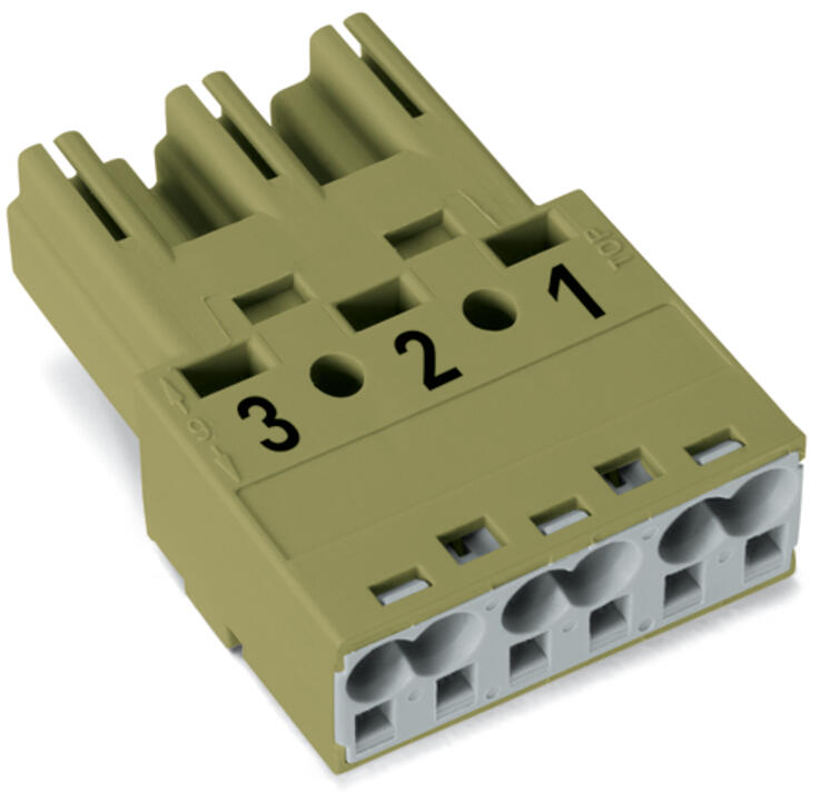 WAGO Steckverbinder Gebäude Stecker 3p Serie 770 770-273/071-000 Federzug 250V