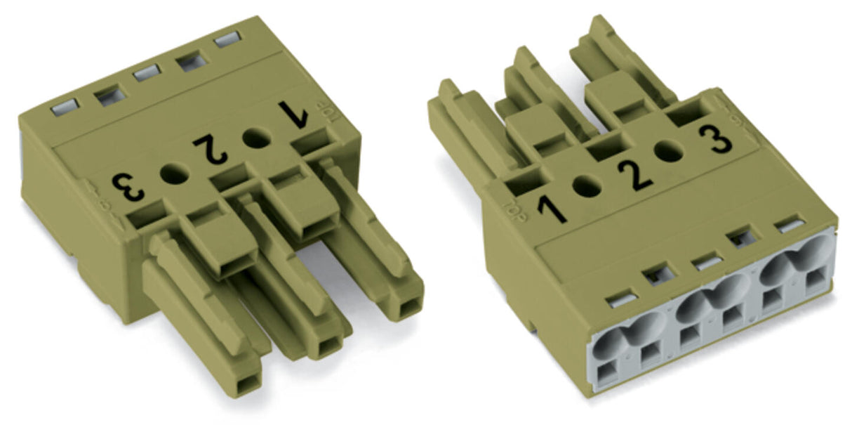 WAGO Steckverbinder Gebäude Buchse 3p Serie 770 770-263/073-000 Federzug 250V