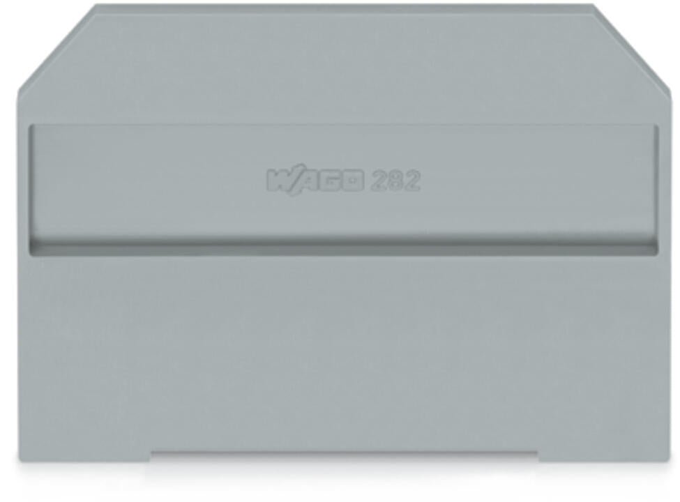 WAGO Abschl/Zwischenplatte rastb gr Serie 282 282-311