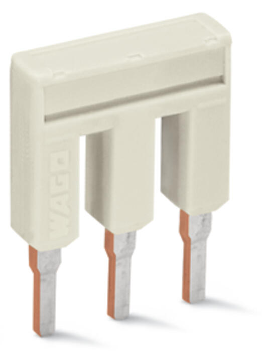WAGO Querverbinder 3p bl steckb isol 25A Serie 2002 2002-403/000-006 m.Berühr.sch