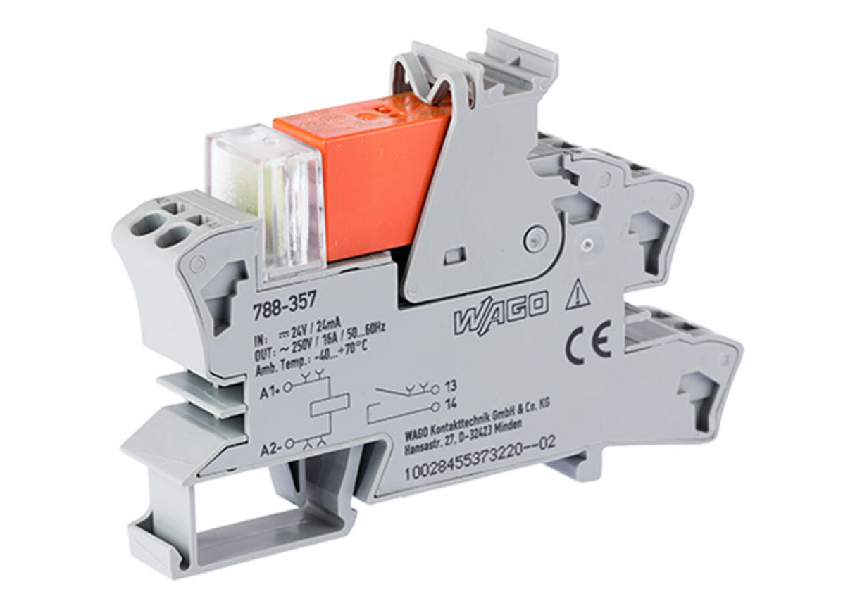 WAGO Schaltrelais 1S IP20 15x53x86mm Serie 788 788-357 Federzug