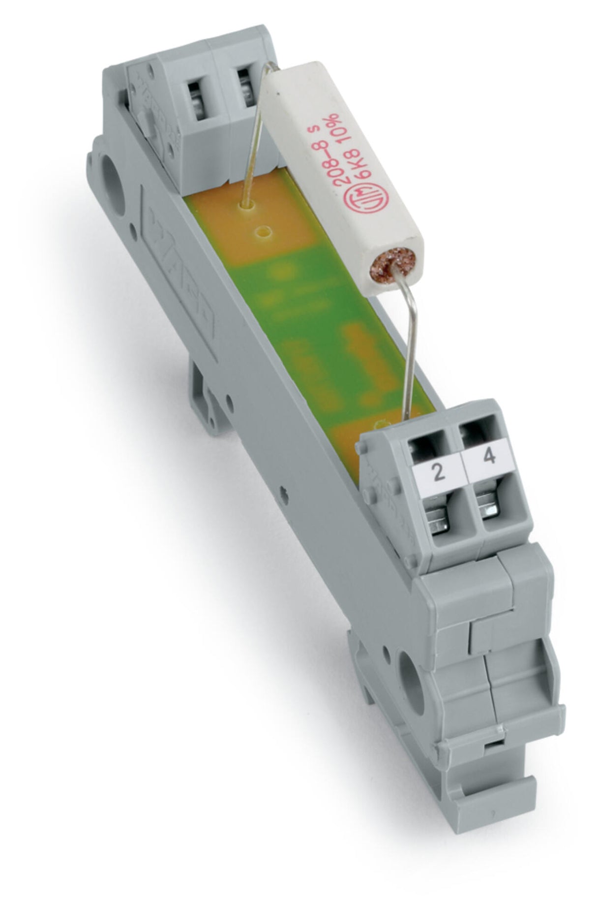 WAGO Bauelement-Reihenklemme 0,08-2,5qmm Serie 289 289-128/005-000 gr Federzug
