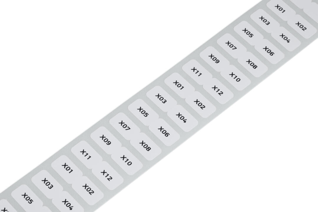 WAGO Klemmenmarkierung ge RM=15mm unbedr Serie 210 210-806/000-002 horiz/vert