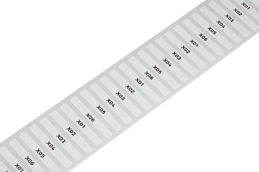 WAGO Klemmenmarkierung ws RM=35mm unbedr Serie 210 210-810 horiz/vert