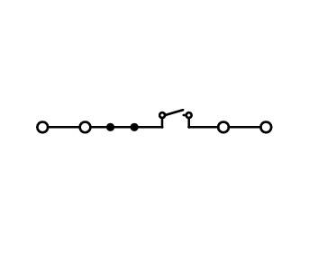 WAGO Trennreihenklemme or 0,25-4qmm 16A Serie 2002 2002-1872/401-000 1Etage