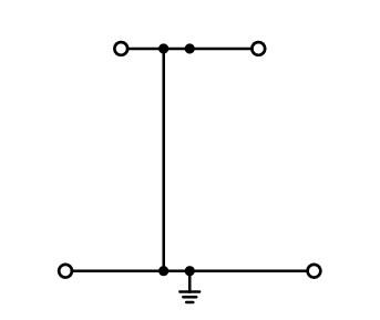 WAGO Schutzleiter-Reihenklemme gn/ge Serie 280 280-517 0,08-2,5qmm 2Etagen