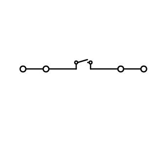 WAGO Trennreihenklemme gr 0,08-2,5qmm Serie 280 280-836 10A 1Etage