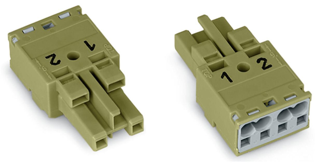 WAGO Steckverbinder Gebäude Buchse 2p Serie 770 770-262 Federzug 250V 25A