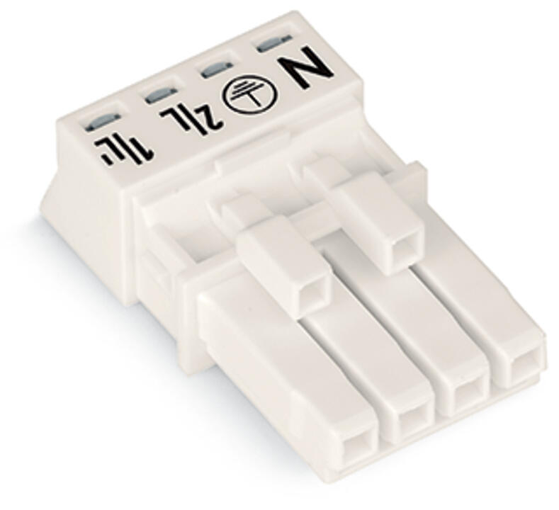 WAGO Steckverbinder Gebäude Buchse 4p Serie 890 890-224 Federzug 400V 16A