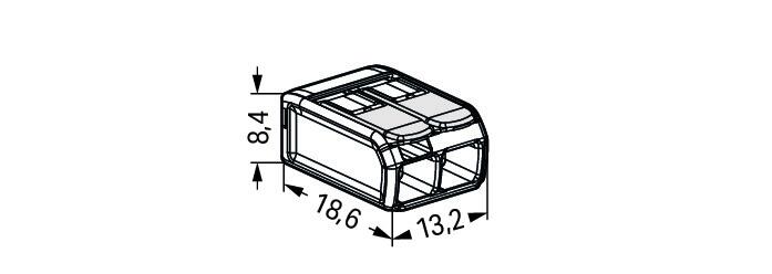 WAGO Steckklemme 2f 450V 32A 0,14-4qmm Serie 221 221-482 m.BetätiHebel