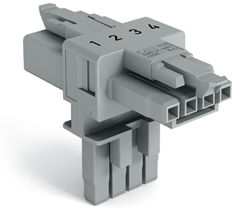 WAGO T-Verteiler PA 4Eing 4p 8Ausg 400V Serie 890 890-1631 16A IP20
