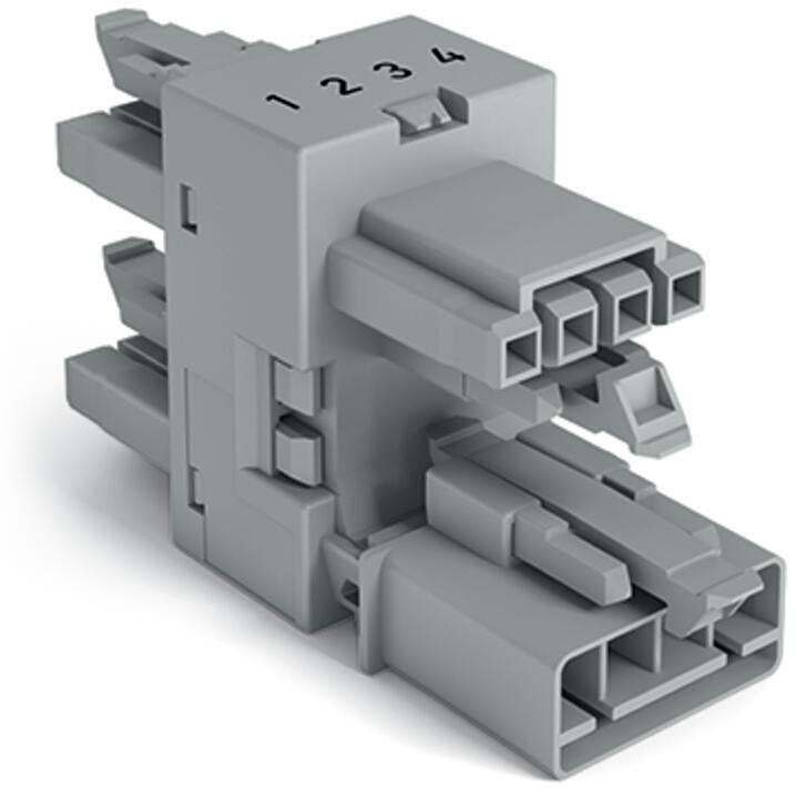 WAGO Verteilerblock PA 4Eing 4p 12Ausg Serie 890 890-1734 400V 16A IP20