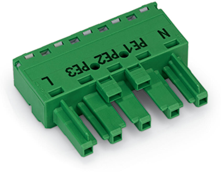 WAGO Steckverbinder Gebäude Buchse 5p Serie 770 770-1325 Federzug 400V 25A