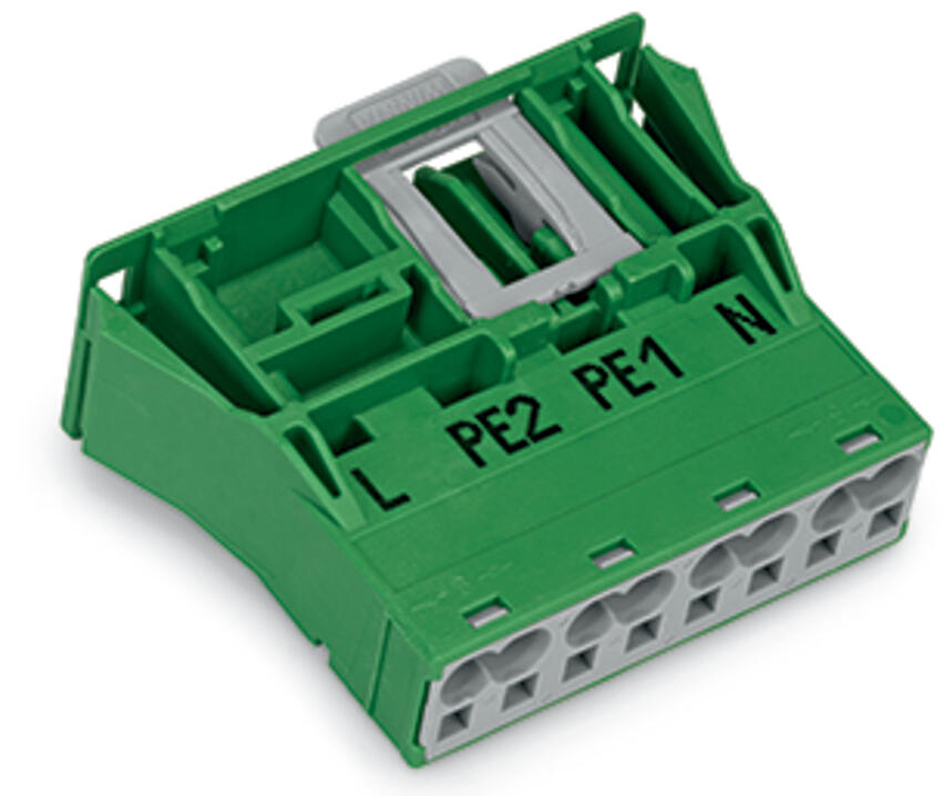 WAGO Gerätestecker 4p ger Snap/schraub Serie 770 770-2334 Federzug 400V 25A