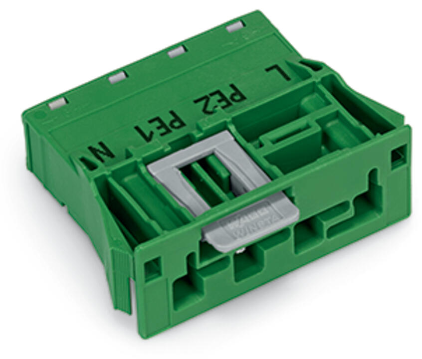 WAGO Gerätestecker 4p ger Snap/schraub Serie 770 770-2334/007-000 Federzug 25A