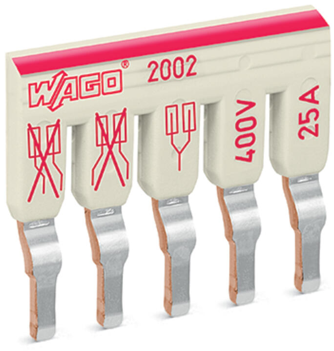 WAGO Schachtelverbinder 3p steckb isol Serie 2002 2002-475/011-000 25A