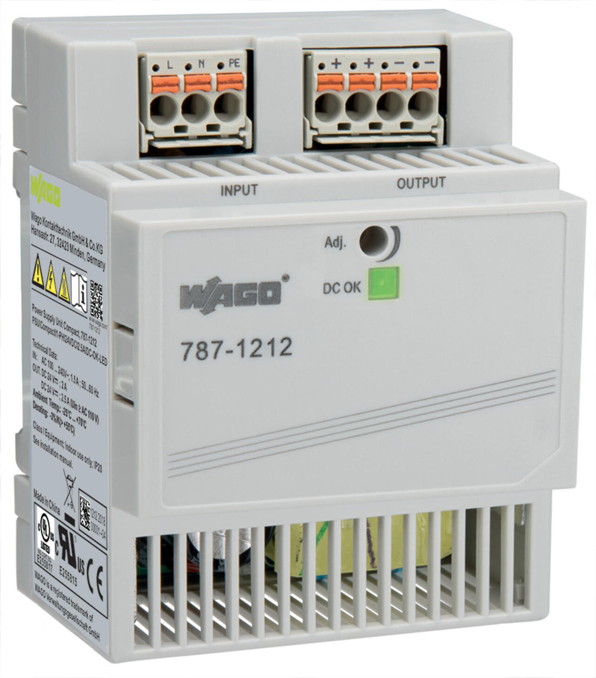 WAGO Gleichstromversorgung REG 22-26V EPSITRON 787-1212 60W 90-264VUC 2,5A