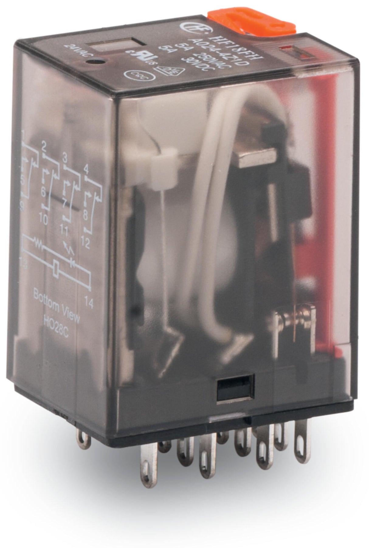 WAGO Schaltrelais 24V/AC 4W IP20 Serie 858 858-154 21,5x35x28mm