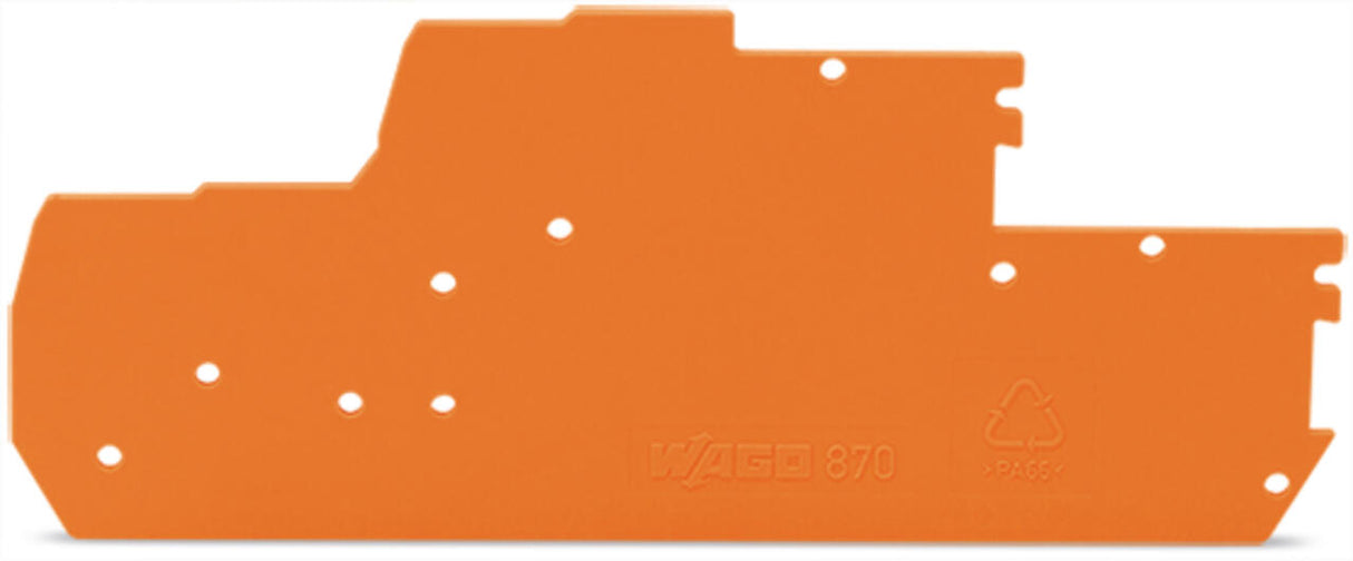 WAGO Abschl/Zwischenplatte rastb or Serie 870 870-1149