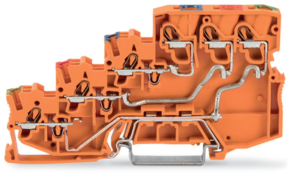 WAGO Initiator/Aktor-Klemme 4Etagen 28A Serie 2000 2000-5457/1102-953 0,14-1,5qm
