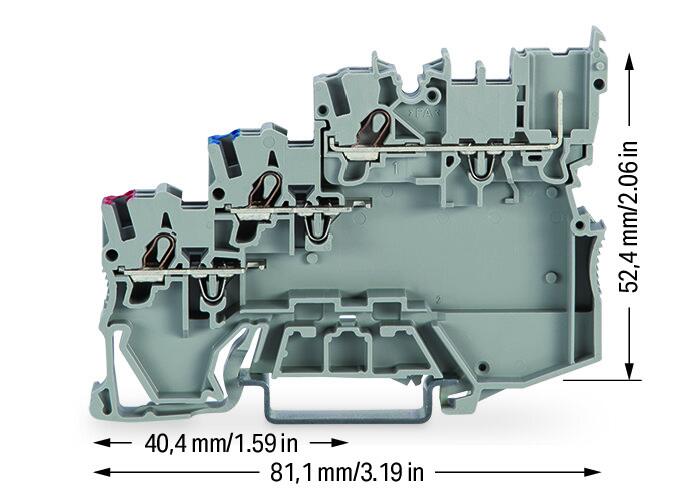 WAGO Initiator/Aktor-Klemme 3Etagen PNP Serie 2020 2020-5311/1102-950 0,14-1,5qm