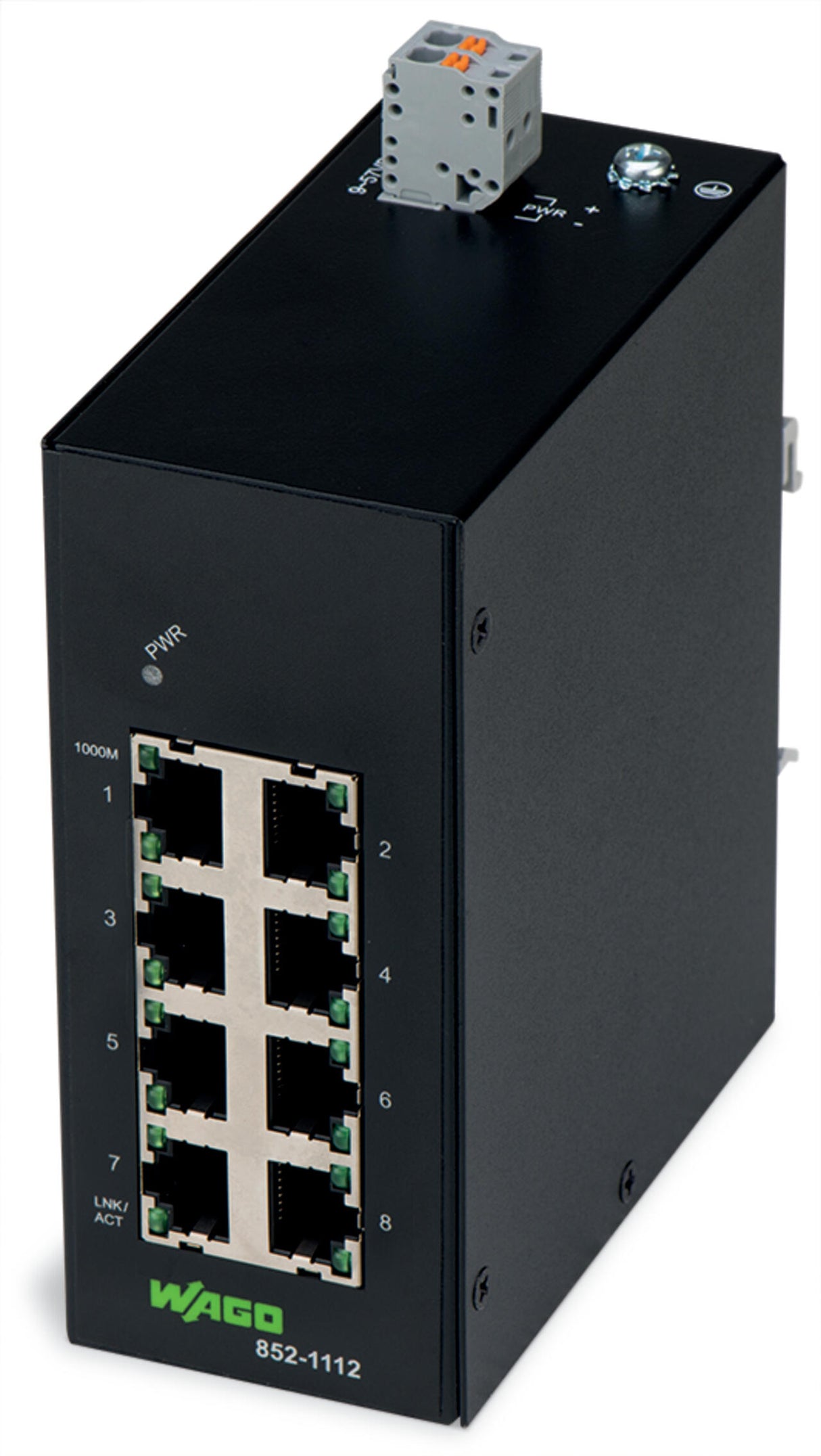 WAGO Switch Hutschiene 8x10/100/1000Mbps 852-1112/000-001