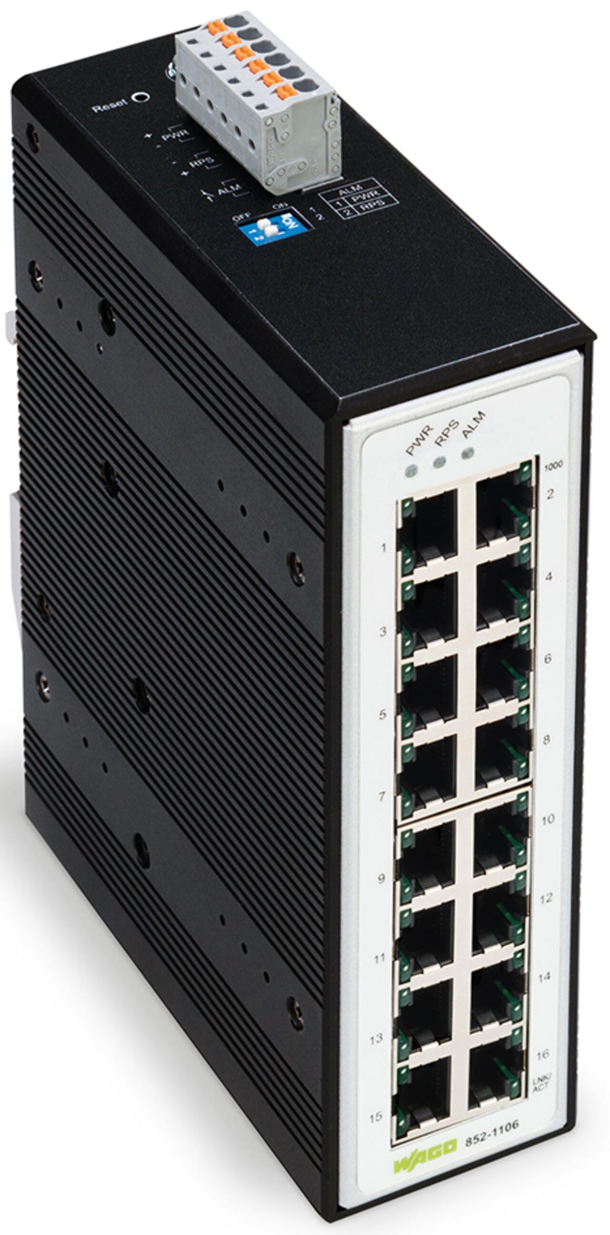 WAGO Switch Hutschiene Serie 852 852-1106 16x10/100/1000Mbps