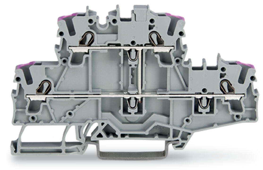 WAGO Reihenklemme 2Etagen 2kl gr 24A Serie 2002 2002-2708 TS35