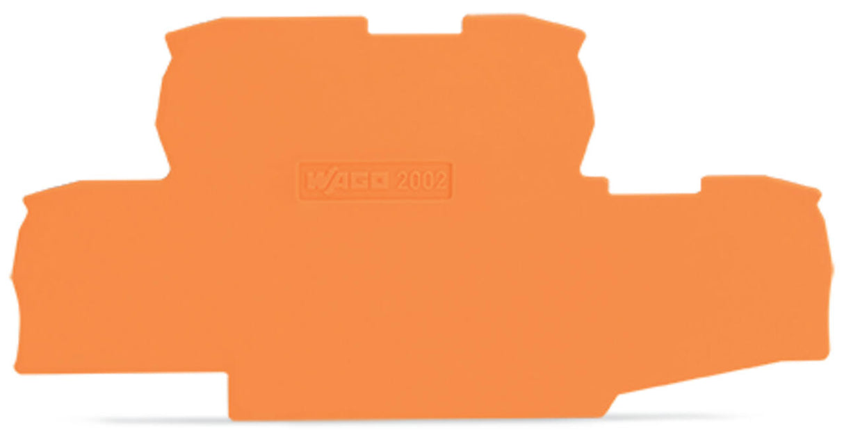 WAGO Abschl/Zwischenplatte rastb or 2002-2792