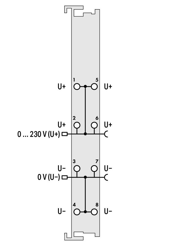 WAGO Einspeise-/Segmentmodul UC 750-614/040-000