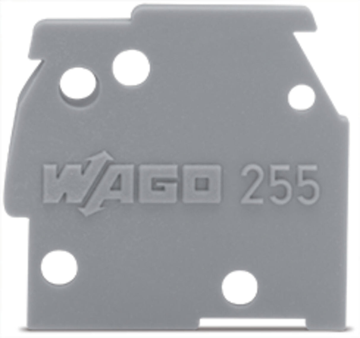 WAGO Abschlussplatte rastb rt Serie 255 255-500