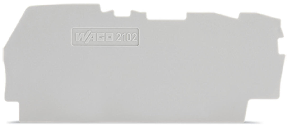 WAGO Abschl/Zwischenplatte gr 2102-1391