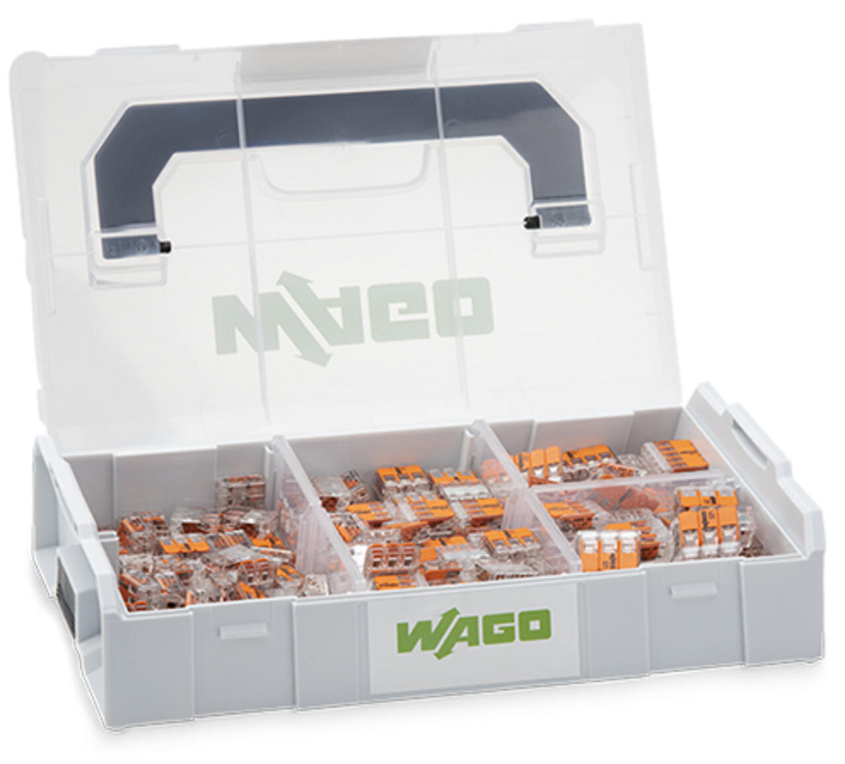 WAGO Steckklemme 450V 32A 0,14-6qmm 6qmm 887-959 m.BetätiHebel f.Massivleit