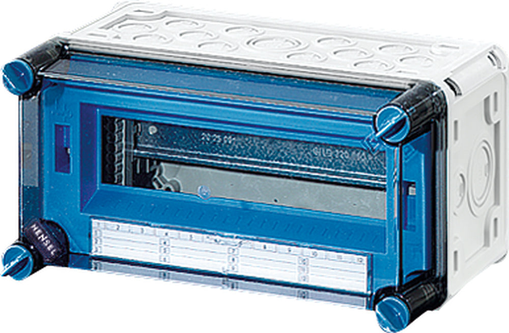 HENSEL Automatengehäuse AP 1x12TE Kst Mi 1112 IP65 300x150x170mm ET93mm