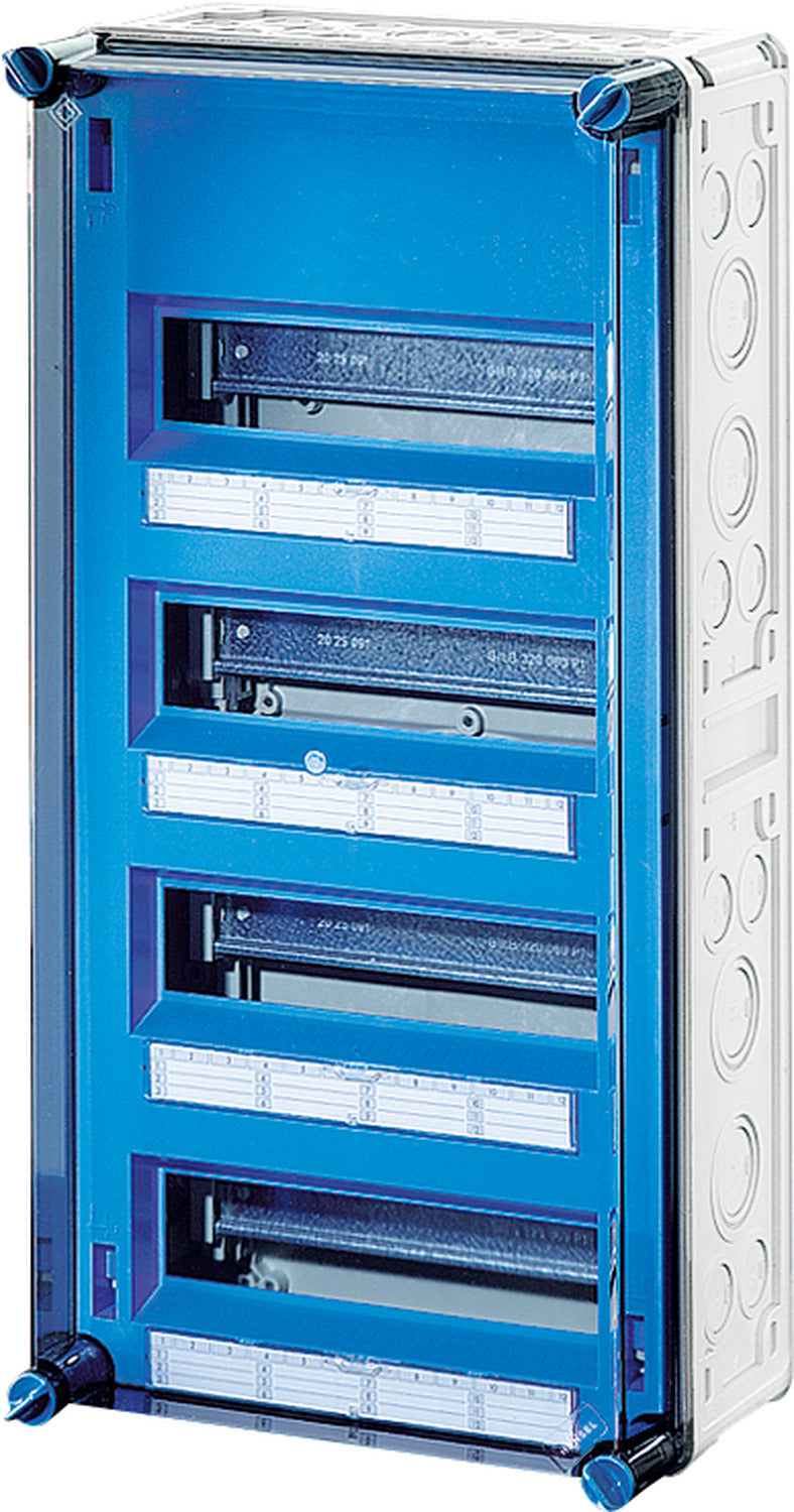 HENSEL Automatengehäuse AP 4x12TE Kst Mi 1448 IP65 300x600x170mm ET93mm