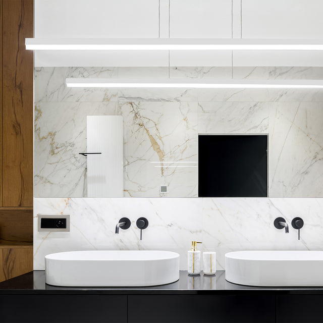 PROLAMP30Hhs Pendel 11W weiß 600mm U-Cover 3000K - Beleuchtung