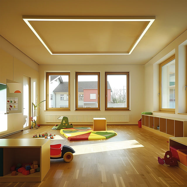 PROLAMP40Dhs Aufbau 54W weiß 3000mm opal + TRIAC dimmbar 3000K - Beleuchtung