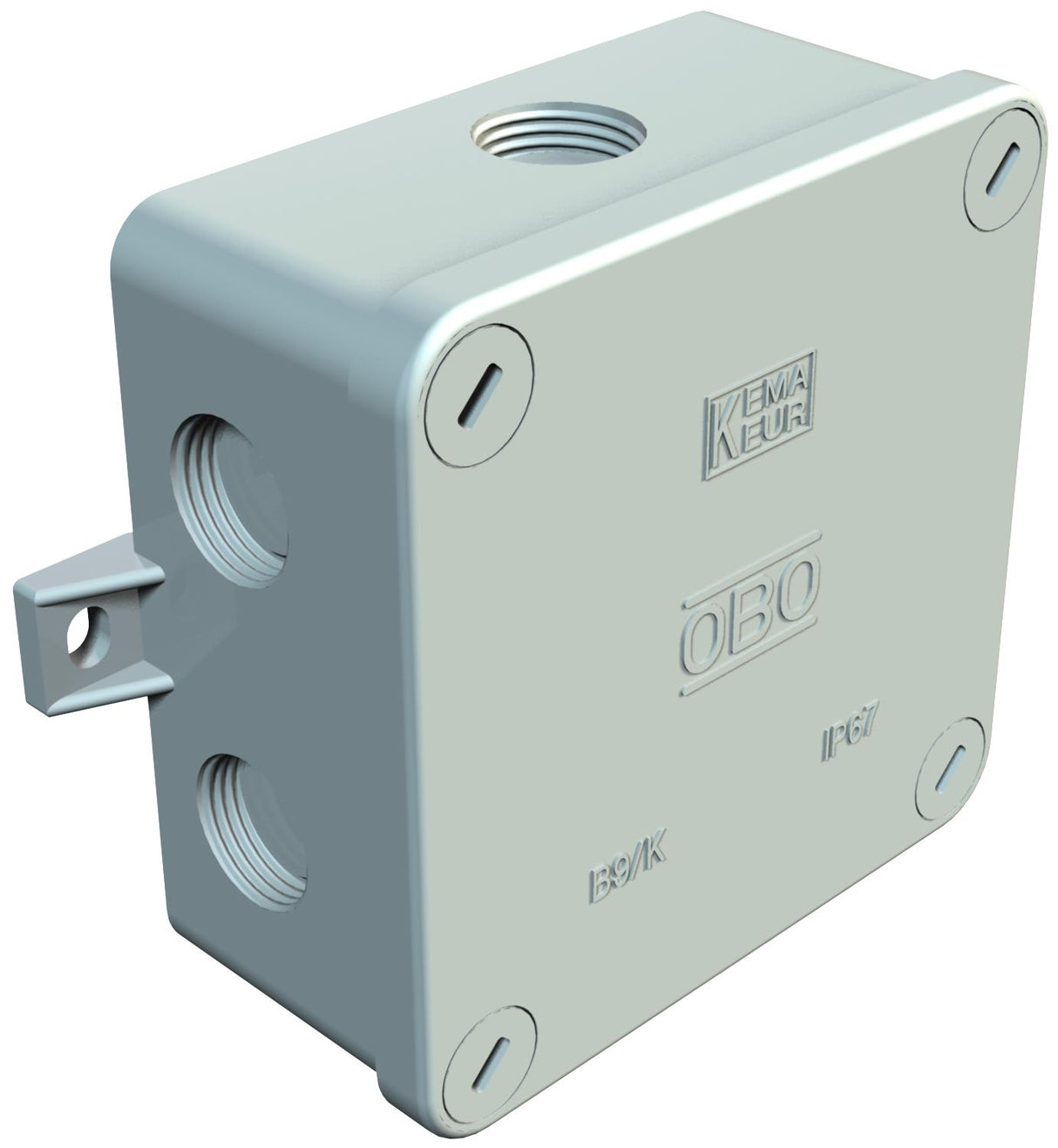 BETTERMANN Abzweigdose IP67 94x94x45mm B 9 K M quadrat Wand/Decke Kst hfr