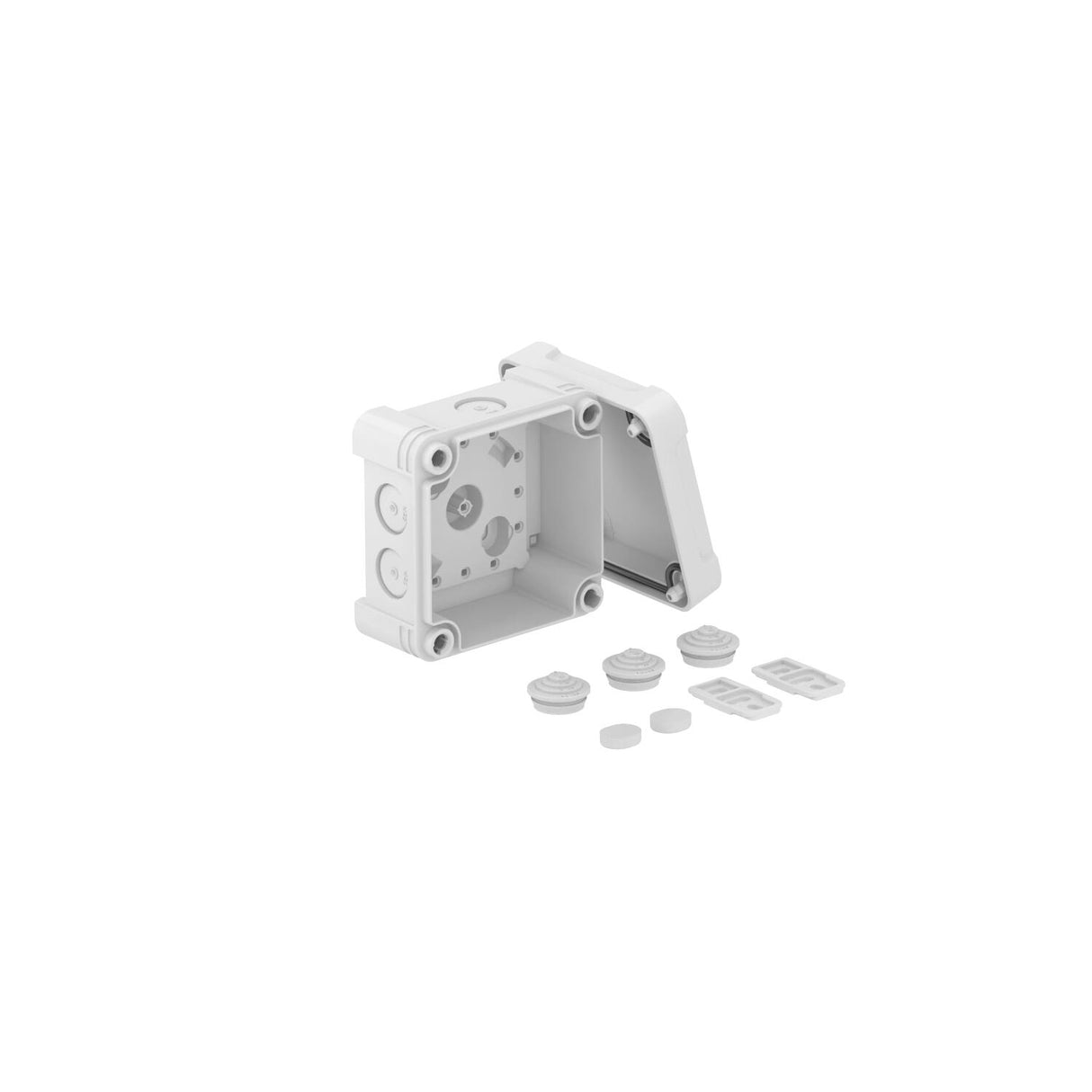 BETTERMANN Abzweigdose IP67 1,5qmm Kst X01 LGR 85x85x45mm quadrat Wand/Decke