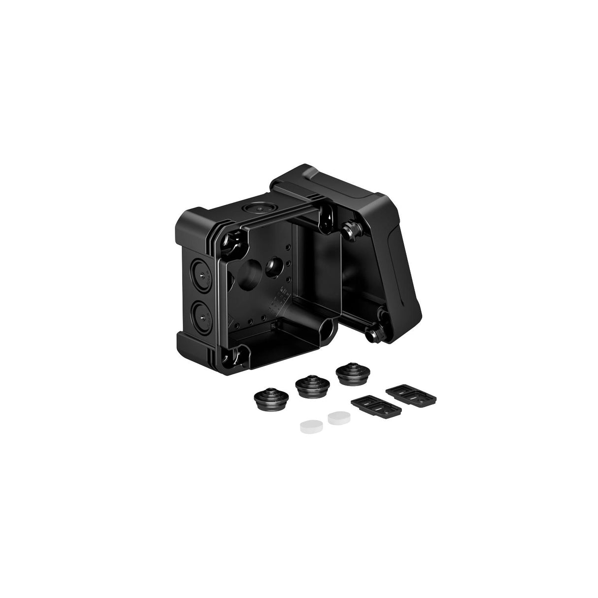 BETTERMANN Abzweigdose IP67 4qmm quadrat X04 SW 114x114x78mm Wand/Decke Kst hfr