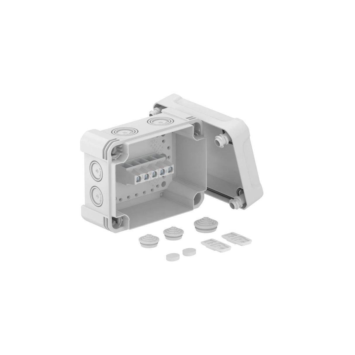 BETTERMANN Abzweigdose Klemme IP67 6qmm X06 T LGR 137x105x68mm rechteck Kst hfr